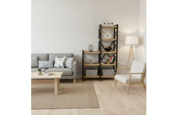 Разноуровневый стеллаж Madrid-35L 5 полок 100*37*159 см