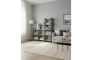 Разноуровневый стеллаж Madrid-345XXL 5 полок 150*37*159 см
